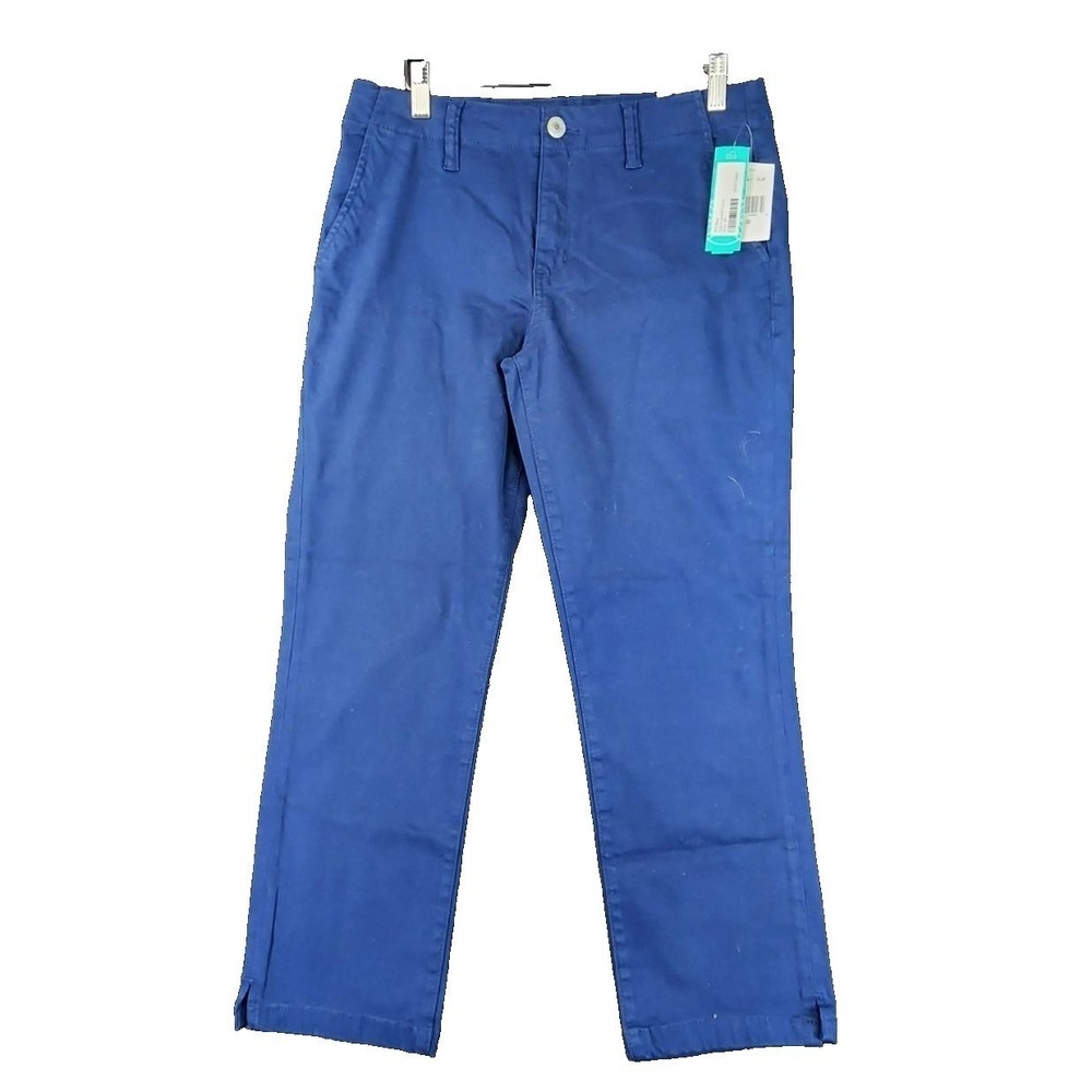 STS Blue Gigi Crop‎ Trouser Blue Womens 30 Mid Rise Stretch Ankle Chino Pants